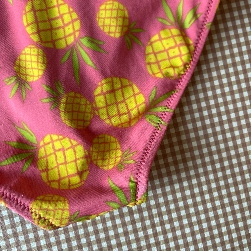 Crewcuts pineapple print‎ swimsuit. Girl size 10